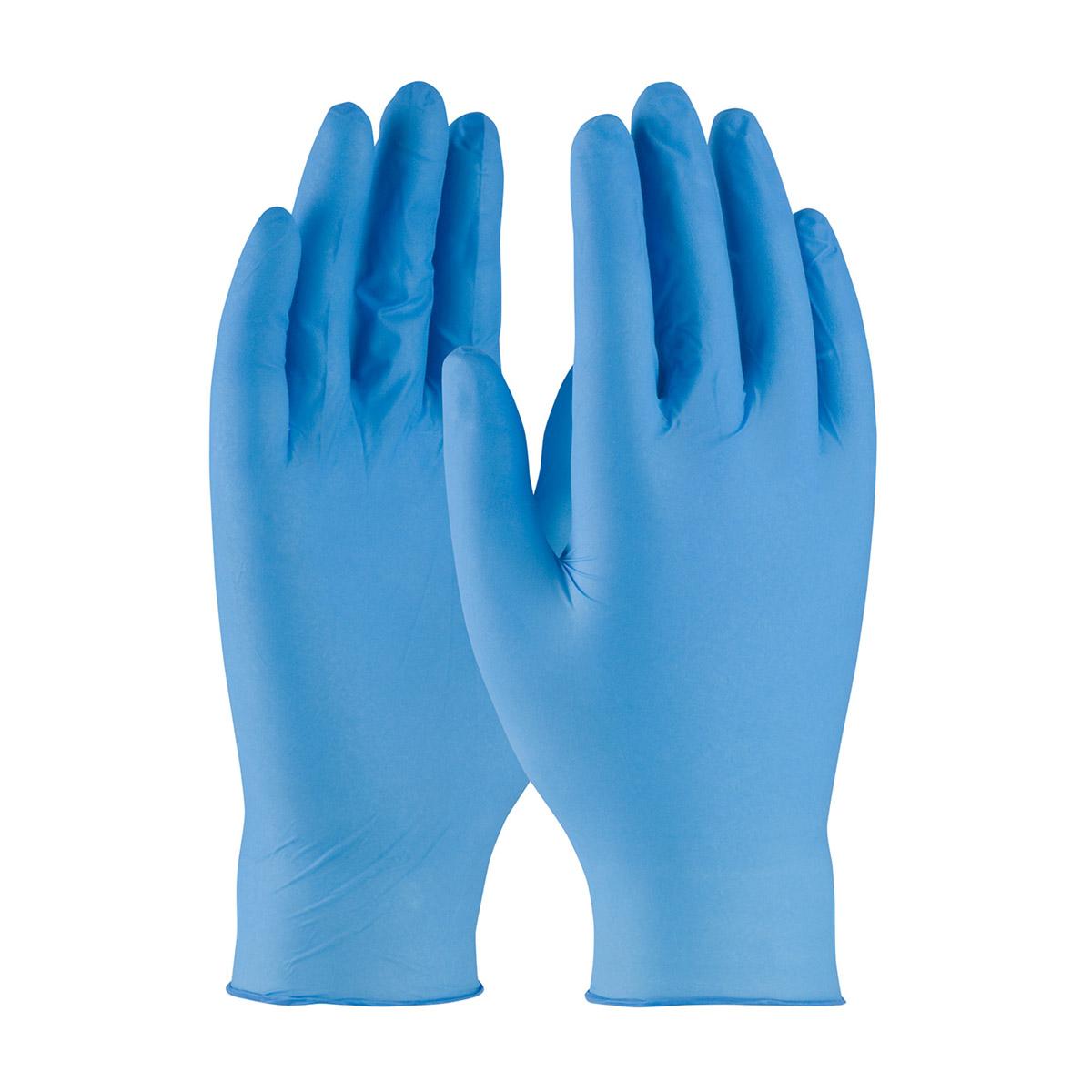 thumbnail image 2 of Sritrang Blue Nitrile Exam Gloves – 2500 Count Case, Size Medium, Powder-Free, 3 Mil 2 of 6