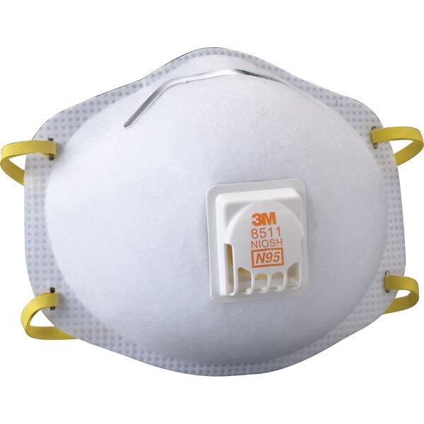 Respirator Standard 3M 8511 N95 Particulate with Valve