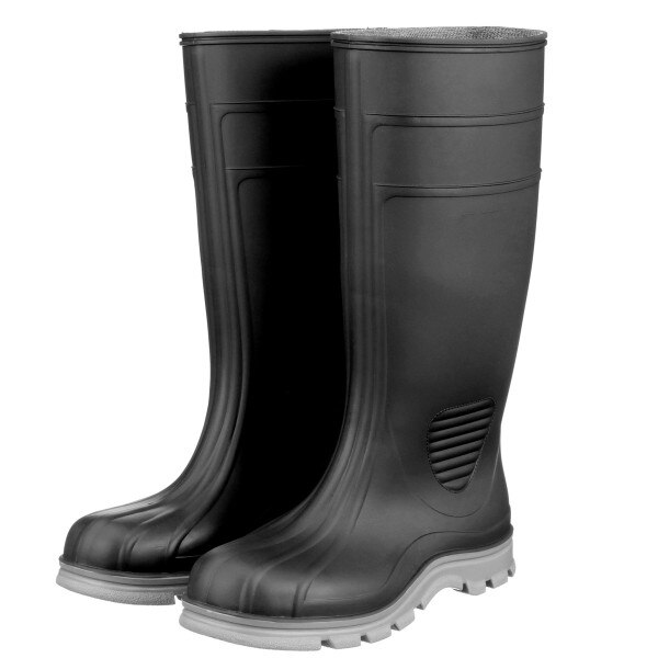 Work Tuff Industrial PVC Steel Toe Boots Black Size H70651/5