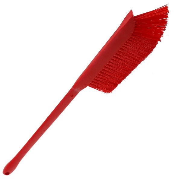 K50145/R - 26 x 0.6 Slim Wand Cleaning Brush, with comfortable ergo handle & a scraping edge and Stiff Bristles - Red